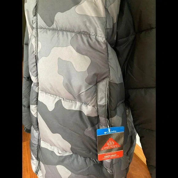 Columbia Men's Pike Lake Jacket, Black Mod Camo Print/Black, Large - Picture 4 of 10